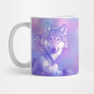 Wolf Colorized Mug